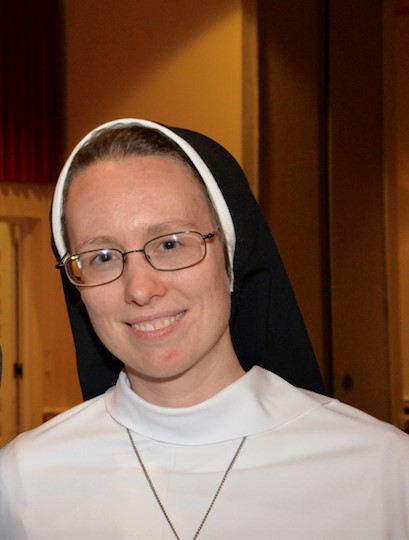 Sister Albert Marie of the Dominican Sisters of Mary, Mother of the Eucharist. 